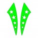 Cg F.yeşil Yıldızlı Çamurluk Yan Sticker