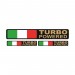 Turbo Powered Logo Damla Stıcker