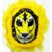 Aslan Maskesi - Kaplan Maskesi Yetişkin Çocuk Uyumlu Sarı Yeleli Model 9