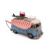 Dekoratif Metal Minibüs Tenteli Vintage Vosvos Hediyelik
