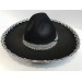 Gümüş Renk Şeritli Meksika Latin Şapkası 55 Cm Çocuk