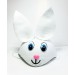 Parti Aksesuar Beyaz Renk Kulaklı Tavşan Şapkası Hayvan Şapkası