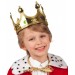 Parti Aksesuar Plastik Kral Tacı Altın Renk Çocuk Boy 45 Cm