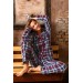 Nisanca Kadın Kışlık Welsoft Peluş Polar  Düğmeli Pijama Takımı