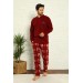 Nisanca Kışlık Sıcak Tutan Erkek Polar Pijama Takımı