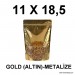 11X18,5 Cm Gold-Metalize Renk Doypack Torba /49/