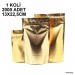 13X22,5 Cm Gold ( Altın ) 1 Koli 2000 Adet Kilitli Doypack Torba 250 Gr