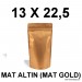 13X22,5 Cm Mat Gold Renk Doypack Torba /26/