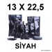 13X22,5 Cm Siyah Renk Doypack Torba /63/