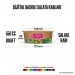 Dijital Baskılı 550 Cc Karton Salata Kabı Kraft