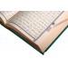 Çanta Boy Kadife Kur'an-I Kerim (Zümrüt Yeşil, Yaldızlı, Mühürlü)