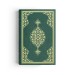 Orta Boy Kur'an-I Kerim (2 Renkli, Yeşil, Mühürlü)
