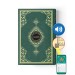 Orta Boy Kur'an-I Kerim (2 Renkli, Yeşil, Mühürlü)