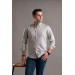 Dorss Regular Fi̇t Nokta Desenli̇ Yaka Düğmeli̇ Pamuklu Uzun Kol Erkek Gömlek