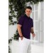 Nehi̇r By Faruk Ülker Polo Yaka Cepli Desenli Merserize Süperfine Cotton Erkek T-Shirt