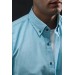 Paul Martin Regular Fit İnce Fitilli Yaka Düğmeli Pamuklu Erkek Kadife Gömlek
