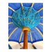 Prodiva Ahşap Ayaklı Dekoratif Bali Şemsiyesi 80 Cm- Mavi