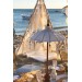 Prodiva Dekoratif El Yapımı Bali Şemsiye, Krem, 80 Cm