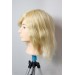 Prodiva Kuaför Eğitim Mankeni Gerçek Saç - Kuaför Eğitim Puppeti  – Erkek Platin-30 Cm