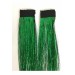 Prodiva Saç Aksesuarı Klipsli Simli Saç İpi - Yeşil - 10 Paket / 20 Adet