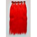 Renkli Kaynak Saç Kırmızı Renk 25’Li Paket