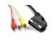 Tunex Scart To 3Rca Dönüştürücü Kablo