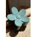 Büyük Çiçek Figürlü Mandal Toka Mint Sbt1623