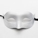 Beyaz Renk Kostüm Partisi Venedik Balo Maskesi
