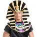 Mısırlı Tutankamon Şapkası Kobra Yılan Figürlü