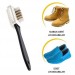 Shopzum Çift Taraflıshopzum  Pratik Taşınabilir Süet Nubuk Deri Çizme Bot Ayakkabı Temizleme Bakım Fırçası