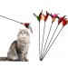 Eğlenceli Ve Aktif: Çıngıraklı Tüylü Kedi Oyun Çubuğu | Kediniz İçin En İyi Oyun Arkadaşı