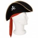Çocuk Boy Kadife Jack Sparrow Denizci Korsan Şapkası 45X16 Cm