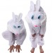 Çocuk Tavşan Kostümü Beyaz Renk 4-5 Yaş 100 Cm