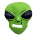 Ghoulish Productions Green Alien Mask 45X30 Cm ( Uzayli )