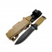 Halmak Özel Kılıflı Komple Çelik Taktikal Avcı Bıçağı Hm Brv 25,5 Cm