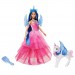 Hrr16 Barbie Mavi Saçlı Prenses Bebek
