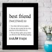 Kişiye Özel Best Friends Yazılı Çerçeve -4