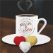 Kişiye Özel İyi Ki Varsın Temalı Kalpli Çikolata Ve Kahve Fincanı -62