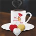 Kişiye Özel Nice Senelere Temalı Kalpli Çikolata Ve Kahve Fincanı -79