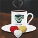 Kişiye Özel Romantik Tasarımlı Kalpli Çikolata Ve Kahve Fincanı -47