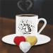 Kişiye Özel Unicorn Temalı Kalpli Çikolata Ve Kahve Fincanı -66
