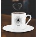 Kişiye Özel Yıldız Tasarımlı Kahve Fincanı -B3