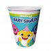Lpb6386 Balonevi, Baby Shark Parti Zamanı 8 Adet Kağıt Bardak 220/240Cc