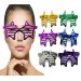 Shopzum Metalize Ekstra Parlak Shopzum Yıldız Panjur Parti Gözlüğü 6 Renk 6 Adet