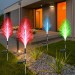 Shopzum Pm-21642 Solar Ledli̇ 7 Renk Deği̇şti̇ren Bahçe Dekorasyon Aydinlatma 2Li̇ Paket