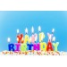 Rengarenk Shopzum Happy Birthday Yazılabilen Doğum Günü Mumu