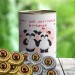 Romantik Aşık Pandalar Temalı Mabel Çikolata Konservesi