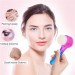 Shopzum Çift İşlevli Renkli Cilt Yüz Temizleme Fırçası Peeling Masaj Etkili Gözenek Temizleyici Alet