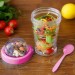 Shopzum Taken Go Kapaklı Kaşıklıshopzum  Pratik Taşınabilir Meyveli Yoğurt Kabı