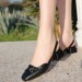 Wera Siyah Cilt Topuklu Ayakkabı